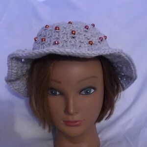 Unisex Soot Sprite inspired Buket Hat with bean Handmade crochet